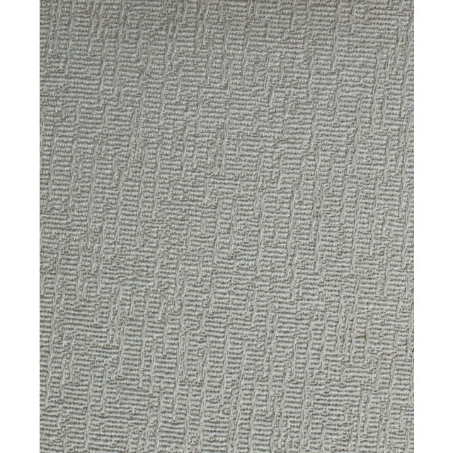 Off-white Mid Century Scandinavian Wing Back Chair With Tufted Back Rest in the Manner of Madsen & Schubell For Sale - Image 8 of 12