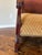 Tan Thomasville Grand Bergère Style Renaissance Revival Carved Mahogany Library Armchair – Model N-1713-Bp For Sale - Image 8 of 9