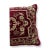 Italian Antique Italian Hand Embroidered Pillow With Metal Time Threads on Silk Velvet. For Sale - Image 3 of 5