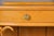 Wood Mid Century Italian Blond and Rosewood Console With Carved Detail For Sale - Image 7 of 12