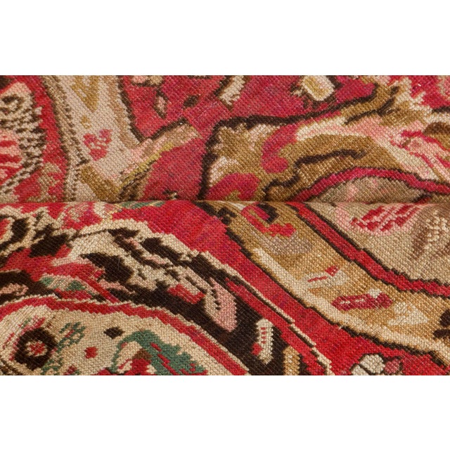 Richly decorative and visually arresting, this antique Karabagh rug exemplifies the sophisticated artistry of late 19th to...