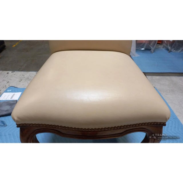 Panache Designs (Michael Taylor) Dining Chairs in Leather - Set of 10 For Sale In San Francisco - Image 6 of 7