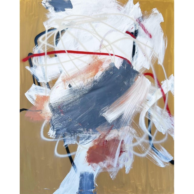 2020s Contemporary Abstract Oil and Acrylic on Canvas "8 1/2 Bit" by Tommaso Fattovich For Sale - Image 5 of 5