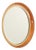 Italian Backlit Mirror in Cherry Wood, 1970s For Sale