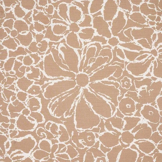 Schumacher Sidonie Fabric in Neutral For Sale