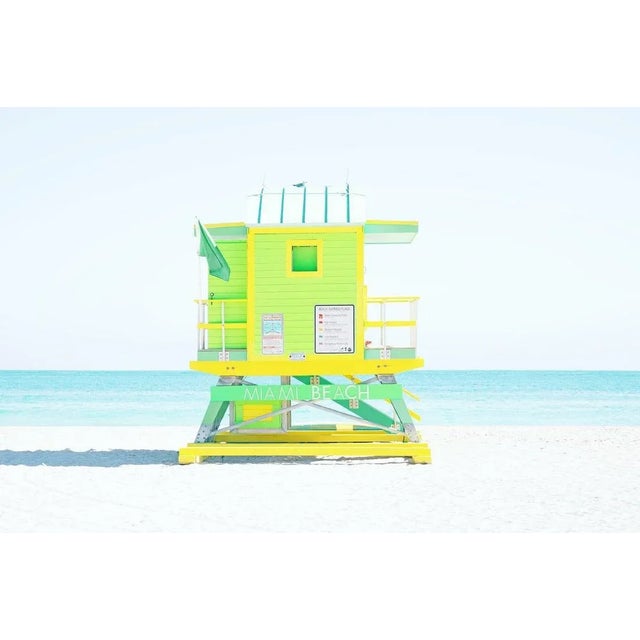 Artur Debat, Miami Beach Lifeguard Tower with Sunny Day, Photograph, in Flawless conditions. Designed from 2000 This piece...