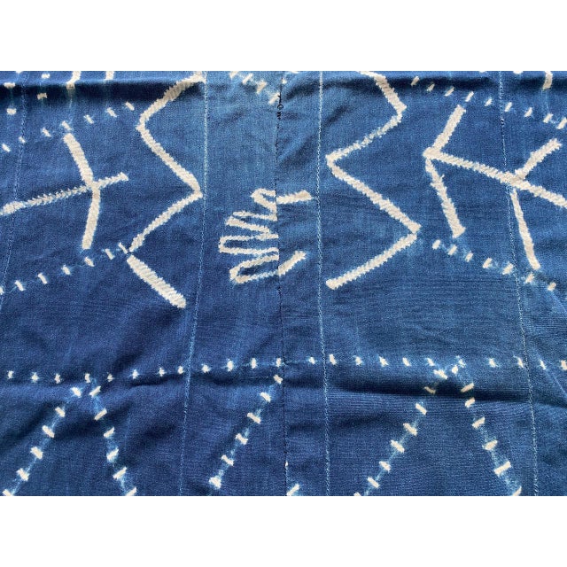 Antique Indigo Mali Textile For Sale - Image 18 of 18