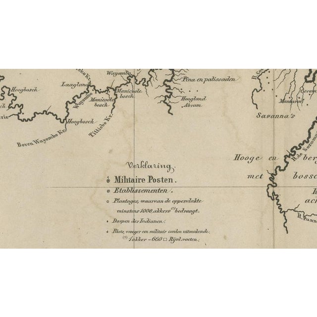 Black Suriname, Curaçao and Dutch Guinea Jacob Kuyper Colonial Atlas Map, 1882 For Sale - Image 8 of 14
