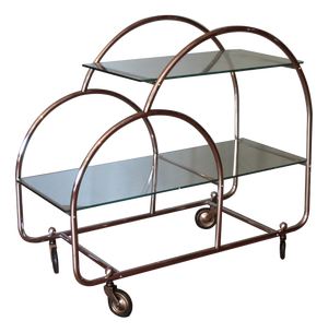 Art Deco Bauhaus German Trolley, 1930s