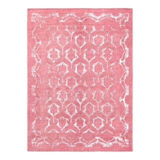Pasargad Home Lahore Coral Wool Area Rug- 8' 8" X 11'11" For Sale