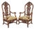 Pair of Large Late 19th C. French Régence (Louis Xiv/Xv) Revival Hand-Carved Solid Walnut Fauteuil Armchairs/Thrones For Sale
