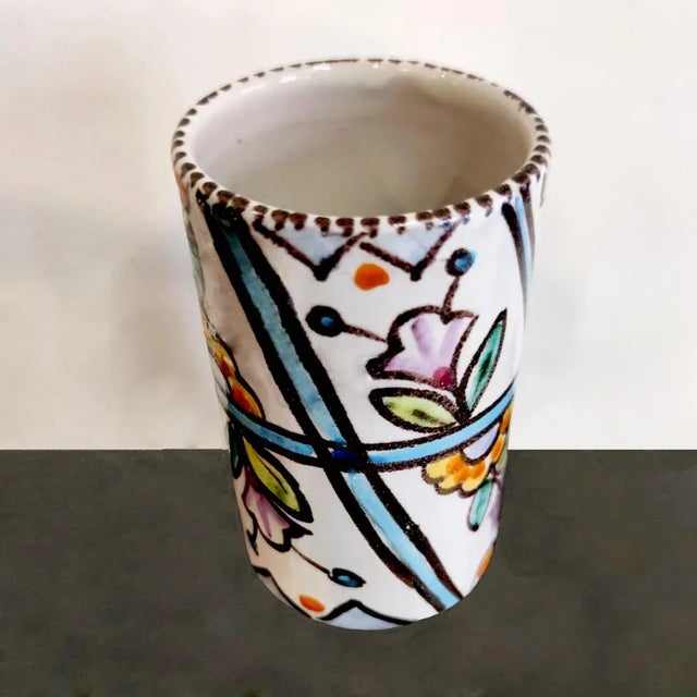 Vase by Vincenzo Pinto for Vietri, 1938 For Sale - Image 4 of 11