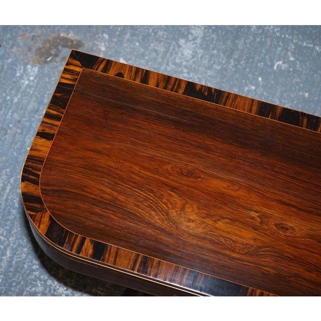 Georgian Folding Games Table with Brass Castors For Sale - Image 11 of 18