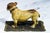 Cream English Bulldog Figurine Antique Cold Painted Metal Dog Rug Statue Sculpture For Sale - Image 8 of 13