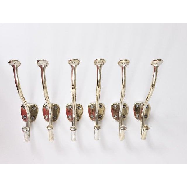 Art Nouveau Nickel Brass Wall Hook by Adolf Loos for Café Capua, Vienna, 1916 For Sale - Image 16 of 18