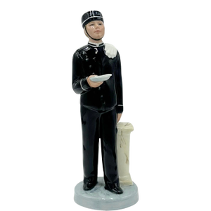 Vintage Hotel Ritz London Royal Doulton Porcelain Bell Boy Figure