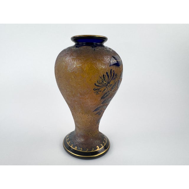 Saint-Louis Art Nouveau Crystal Vase, Désiré Christian Period, c.1900 For Sale - Image 13 of 18