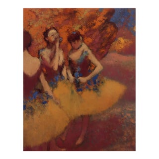 Edgar Degas Three Dancers in Yellow Skirts Limited Edition For Sale