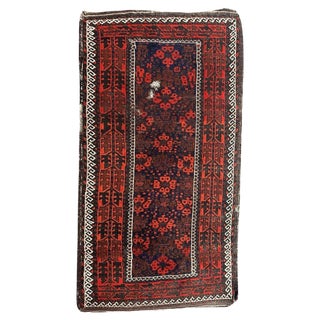 Antique Turkmen Baluch Rug, 1890s For Sale
