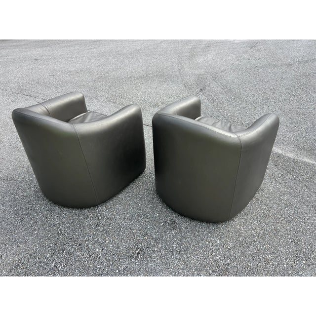 Animal Skin Vladimir Kagan Sculptural Chairs for Preview For Sale - Image 7 of 18