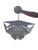 Mid-Century Modern 1960s Danish Preben Dahl Symfoni Scandinavian Geometry, Enameled Steel Hanging Lamp For Sale - Image 3 of 9