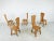 Brutalist Dining Chairs attributed to Depuydt, 1960s, Set of 5 For Sale - Image 6 of 10