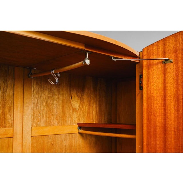 Art Deco Wardrobe in Walnut For Sale - Image 12 of 18