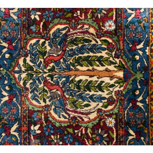 19th Century Yazd Rug For Sale In Chicago - Image 6 of 7
