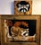 Curate a delightful woodland narrative in your home with this exquisite, matched pair of original paintings by wildlife...