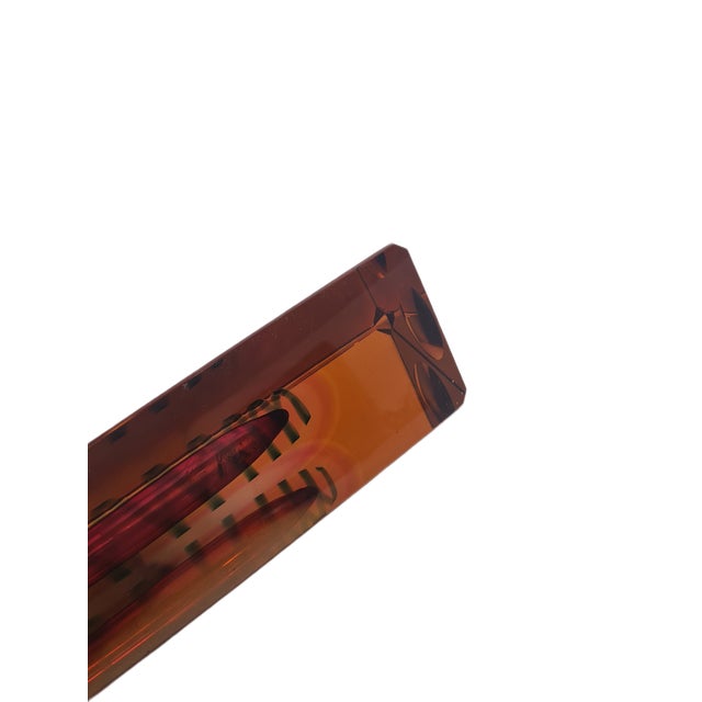 Glass Art Deco Vase from Exbor, Former Czechoslovakia, 1950s For Sale - Image 7 of 17
