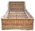Coastal Chic Ralph Lauren Style Bamboo / Braided Natural Rattan Chaise / Daybed For Sale - Image 4 of 10