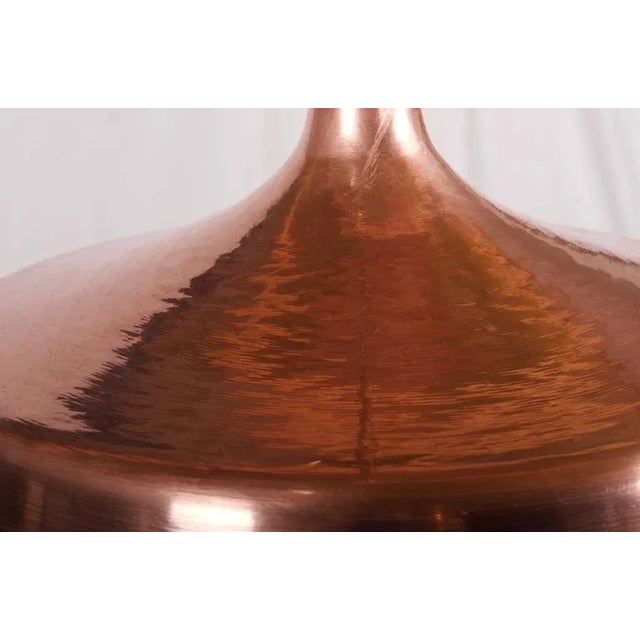 Copper Danish Hammered Copper Pendant, 1950s For Sale - Image 8 of 10