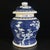 Art Deco 1960s Blue and White "Cracked Ice and Prunus" Porcelain Ginger Jar With Lid For Sale - Image 3 of 9