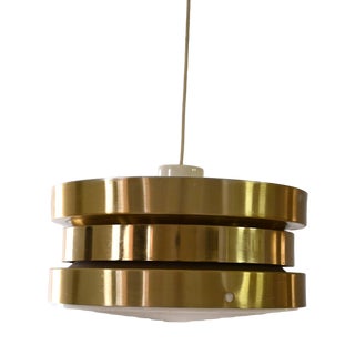 Vintage Scandinavian Lamp with Circles, 1960s For Sale