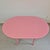 Mid-Century Round & Extendable Pink Dining Table, 1950s For Sale - Image 6 of 13