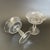 Early 20th Century Vintage Pressed Glass Compotes With Ruffled Edge - Set of 3 For Sale - Image 5 of 10