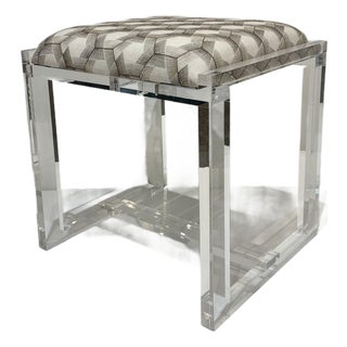 Port 68 Glencoe Acrylic Honeycomb Bench For Sale