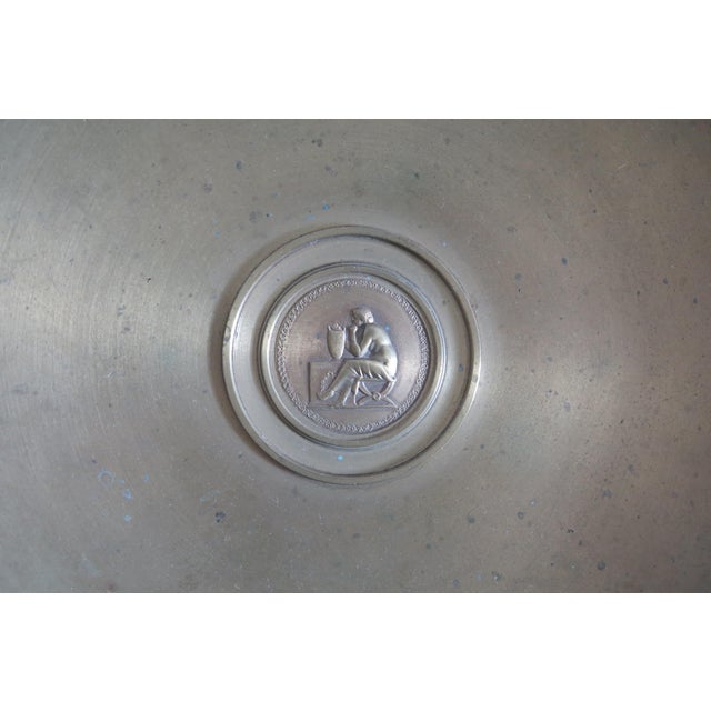 1890 Victorian French Solid Bronze Neoclassical Tazza For Sale - Image 4 of 7