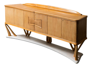 Vintage Sideboard in Wood in the style of Dassi, 1940s