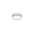 Metal Colorful Square Multi-Sapphire Art Deco Ring Size 6 For Sale - Image 7 of 10