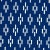 Schumacher X Molly Mahon Dash Fabric in Indigo For Sale