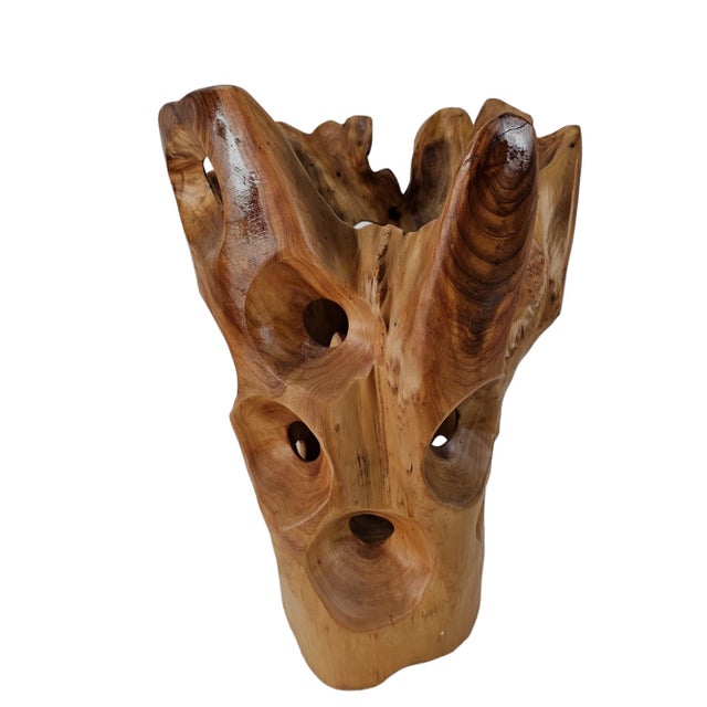 Create splendid spaces in your home for relaxation with our 17.5-inch root vase. This one-of-a-kind decorative vase is...