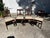 Antique Harp Lyre Back Wooden Dining Chairs- Set of 4 For Sale - Image 9 of 14