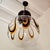 1970s 1970s Mid Century Modern Murano Glass Pendant Chandelier, Italy For Sale - Image 5 of 12