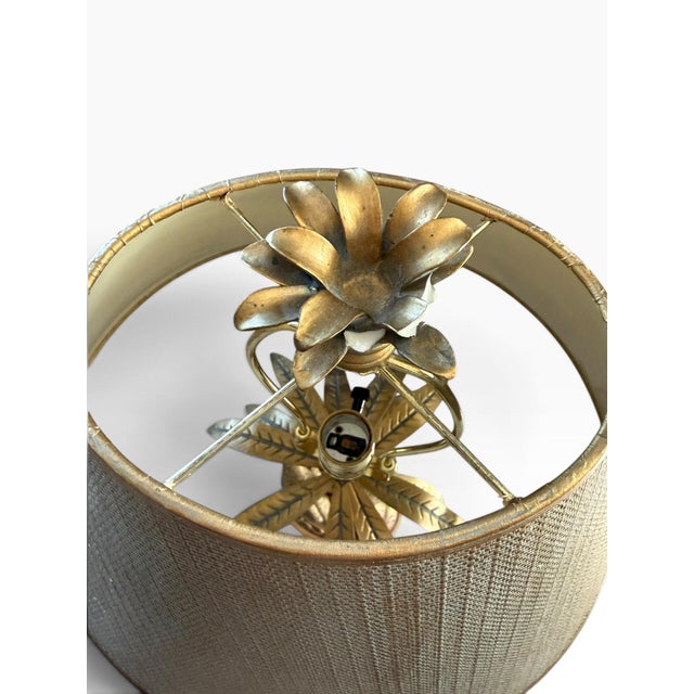Vintage Maitland-Smith Parrot-in-Palm-Tree Table Lamp in the Glamorous Hollywood Regency / Palm Beach Regency Traditio For Sale - Image 12 of 12