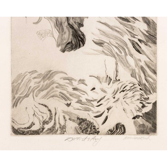 Mid 20th Century Howard Norton Cook Floral Abstraction Etching For Sale - Image 5 of 8