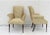 French Style Tufed Fireside Chairs - Pair For Sale - Image 4 of 6