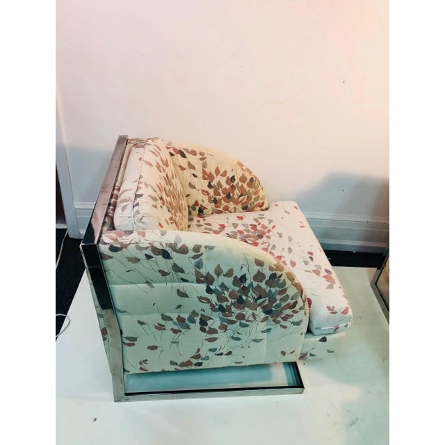 Mid-Century Modern Milo Baughman Chairs With Design - a Pair For Sale - Image 3 of 8