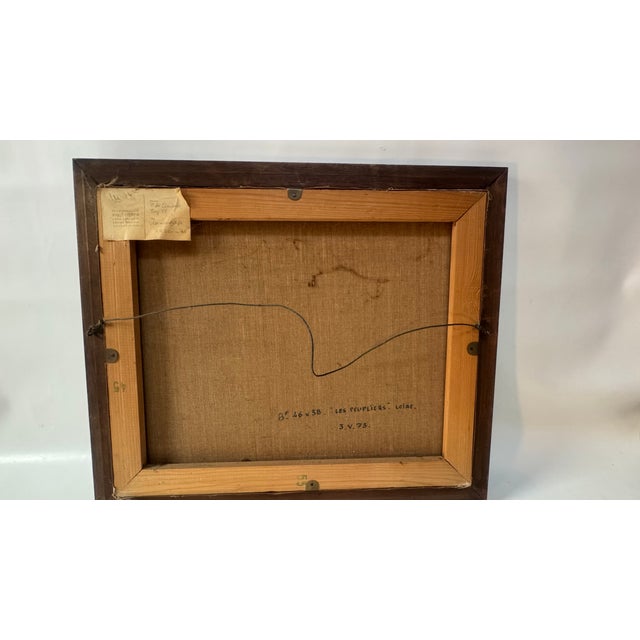 Pierre De Clausade, Paris Cloudscape, 1970s, Oil on Canvas, Framed For Sale - Image 8 of 9