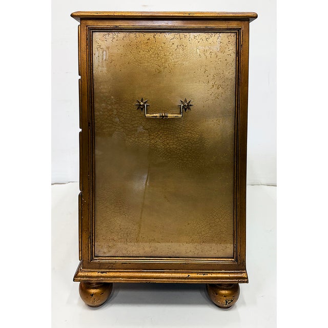 Vintage Theodore Alexander Eglomise Mirrored Chests, Pair For Sale In Miami - Image 6 of 10